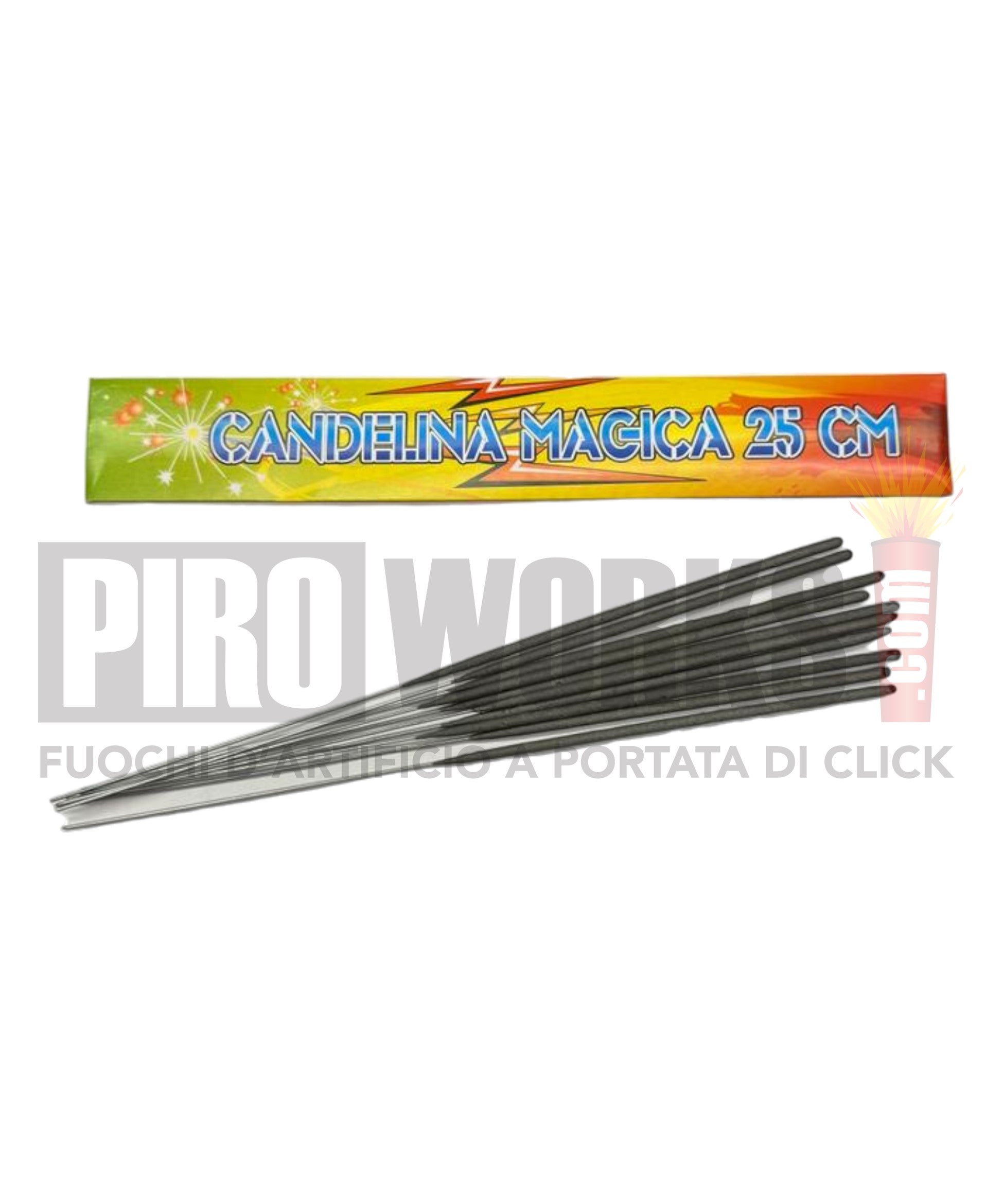 CANDELINE MAGICHE 38CM 25BUSTE DA 10PZ SCINTILLE: vendita ingrosso con  consegna veloce