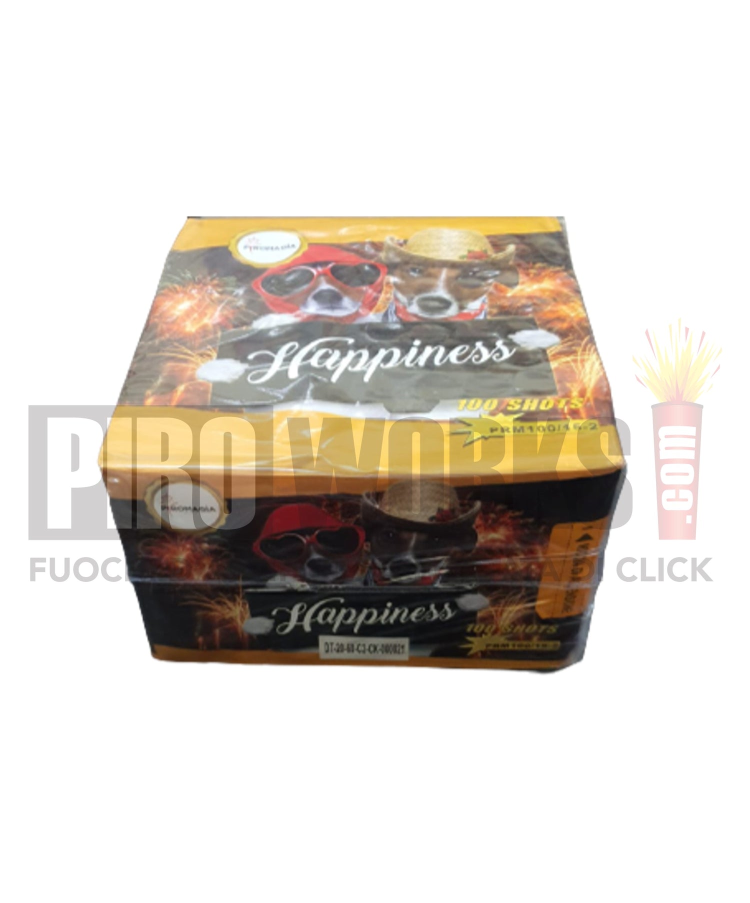 fuochi d'artificio compatti NEON BOX 100 colpi - inMart pyro