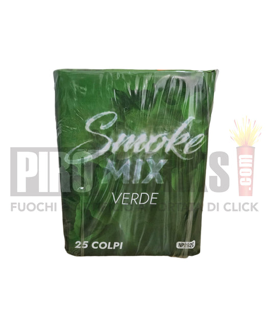 Smoke Mix Verde | 25 Colpi | 30mm