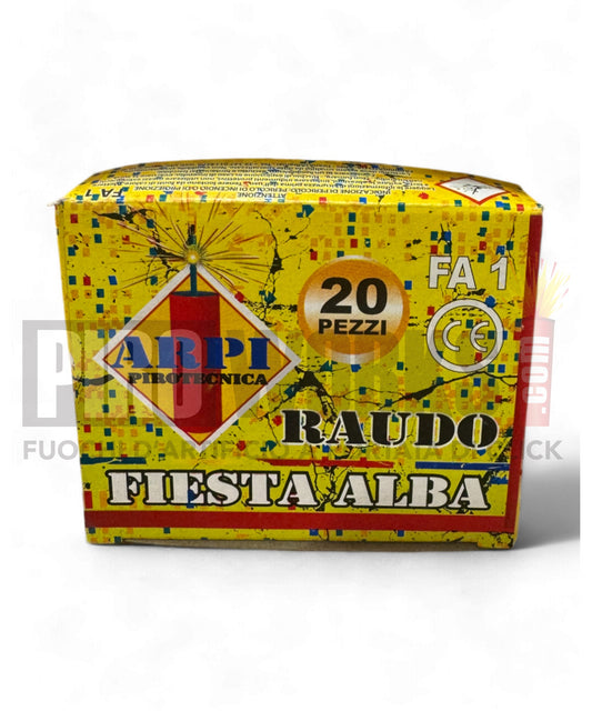 Raudo | Fiesta Alba | Miccia | 20 Pz