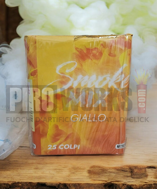 Smoke Mix Giallo | 25 Colpi | 30mm