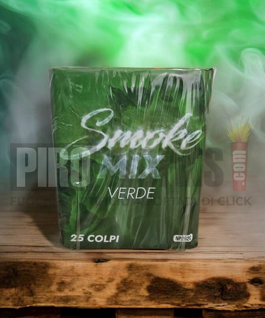 Smoke Mix Verde | 25 Colpi | 30mm