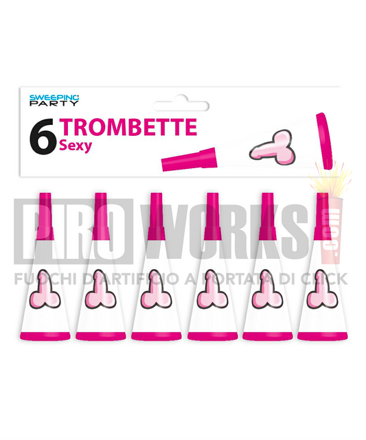 Trombette Sexy | Nubilato | 6 Pezzi