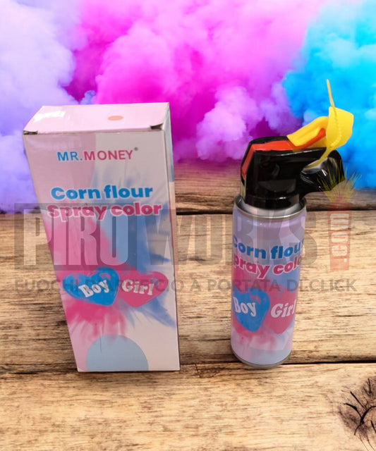 Baby Shower | Boy or Girl | Bomboletta Holi Spray | Polvere Celeste o Rosa