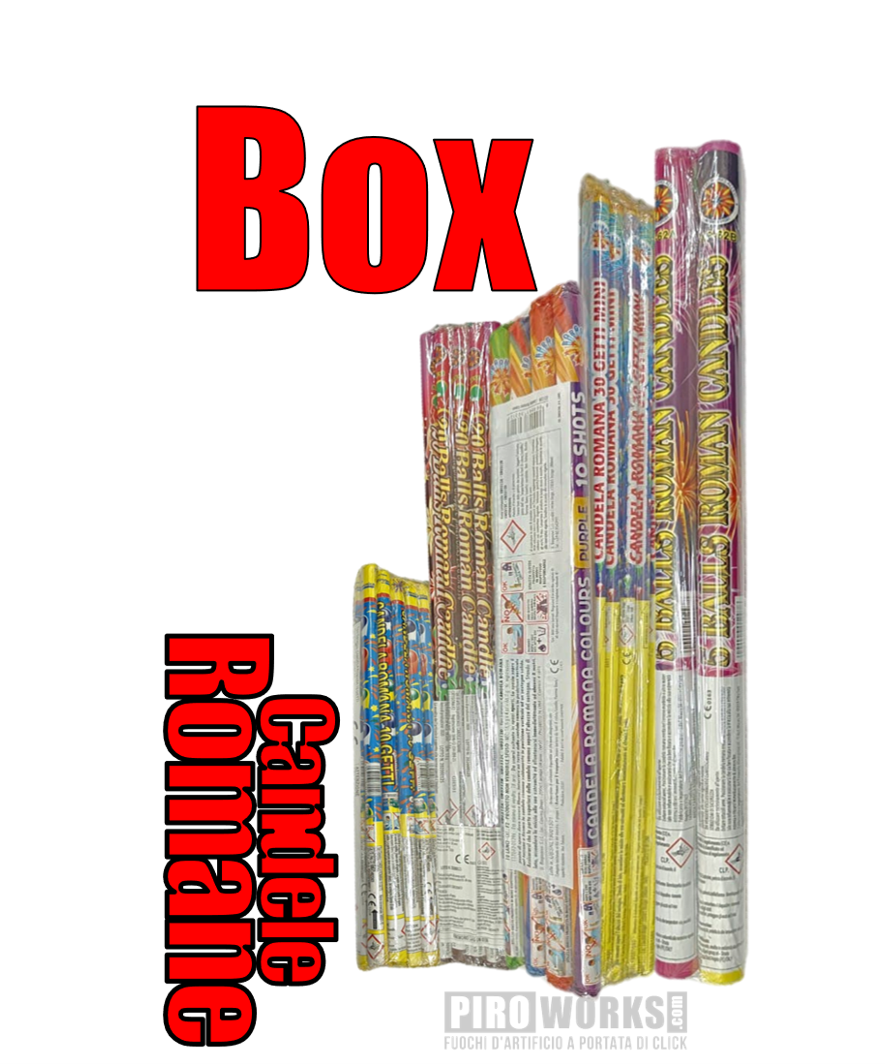 BOX Roman Candles