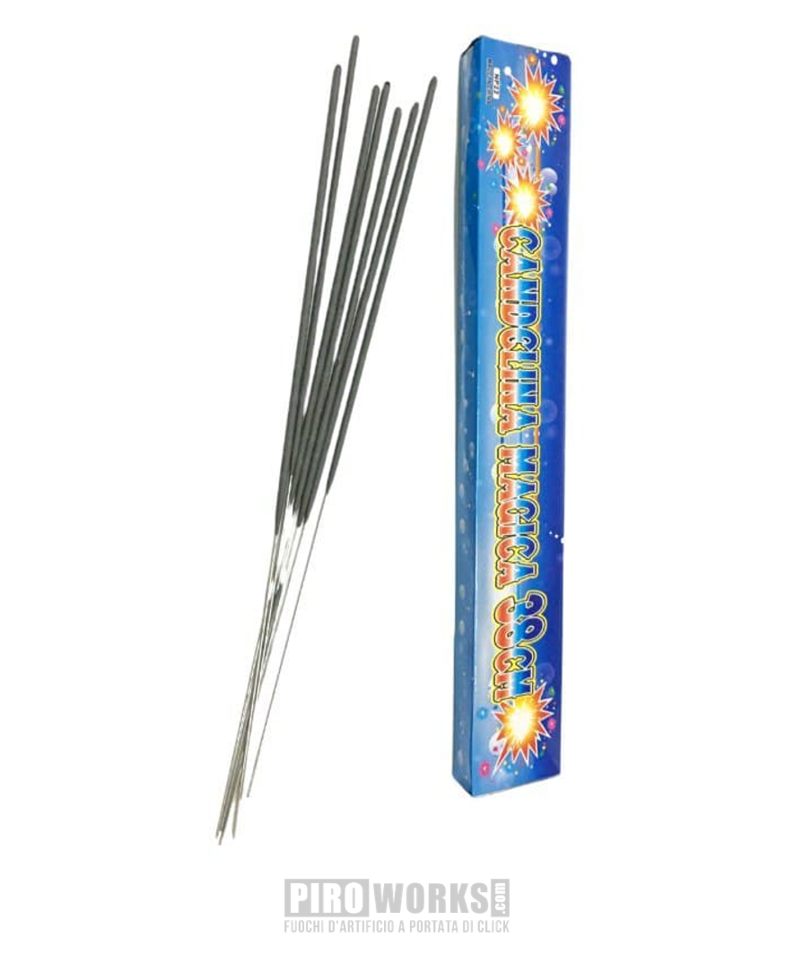 Candeline Magiche 40cm Stelline